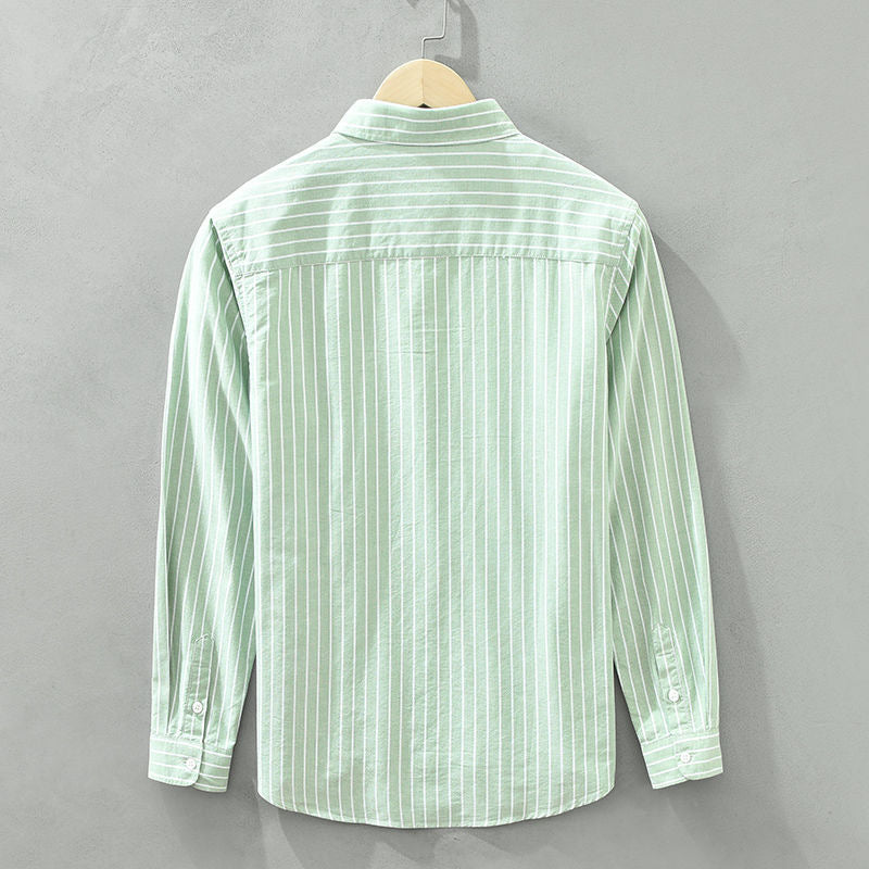 Hubert™ | Sweter w paski z lnu