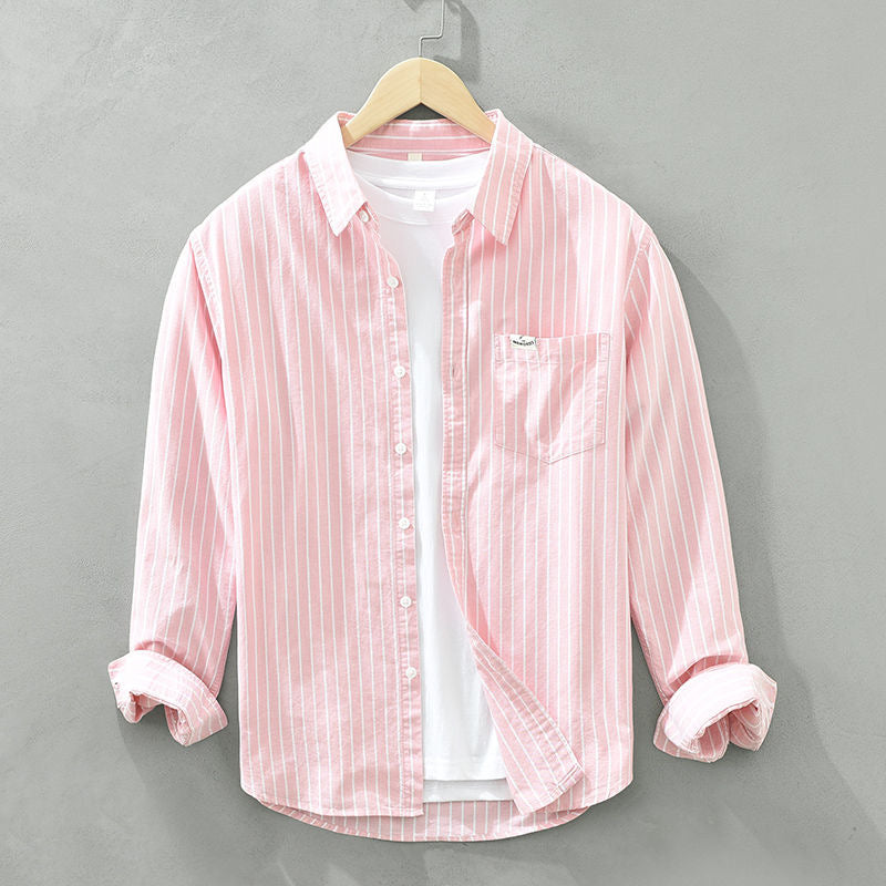 Hubert™ | Sweter w paski z lnu