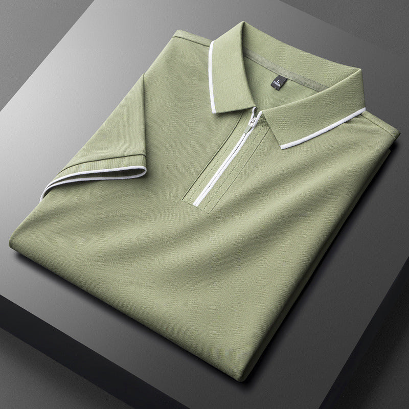 Ulryk™ | Bawełniana Jedwabna Koszulka Polo
