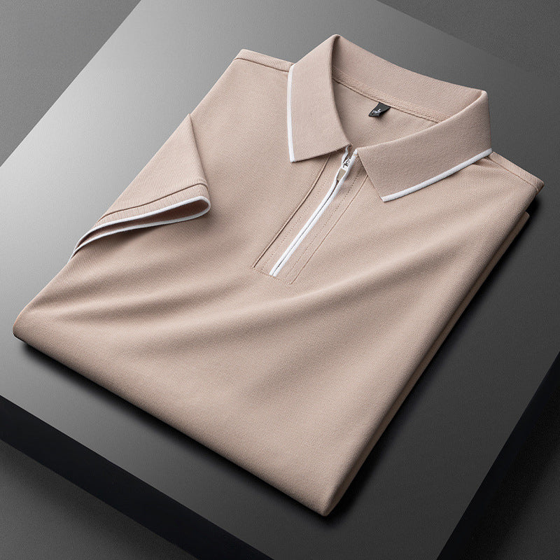 Ulryk™ | Bawełniana Jedwabna Koszulka Polo