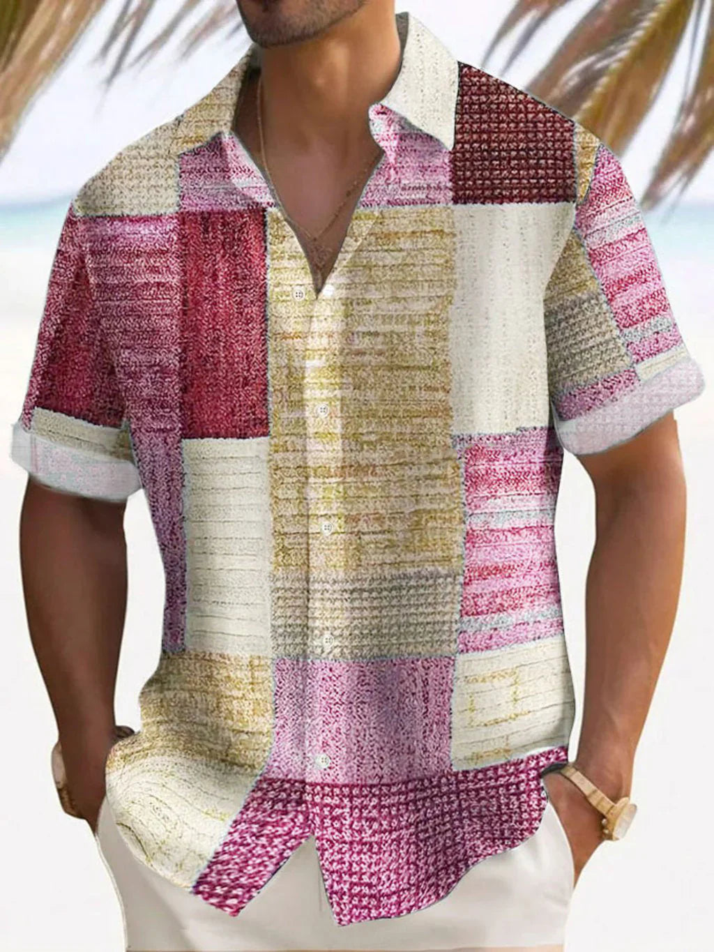 Lucjusz™ | Lekka Koszula Patchwork