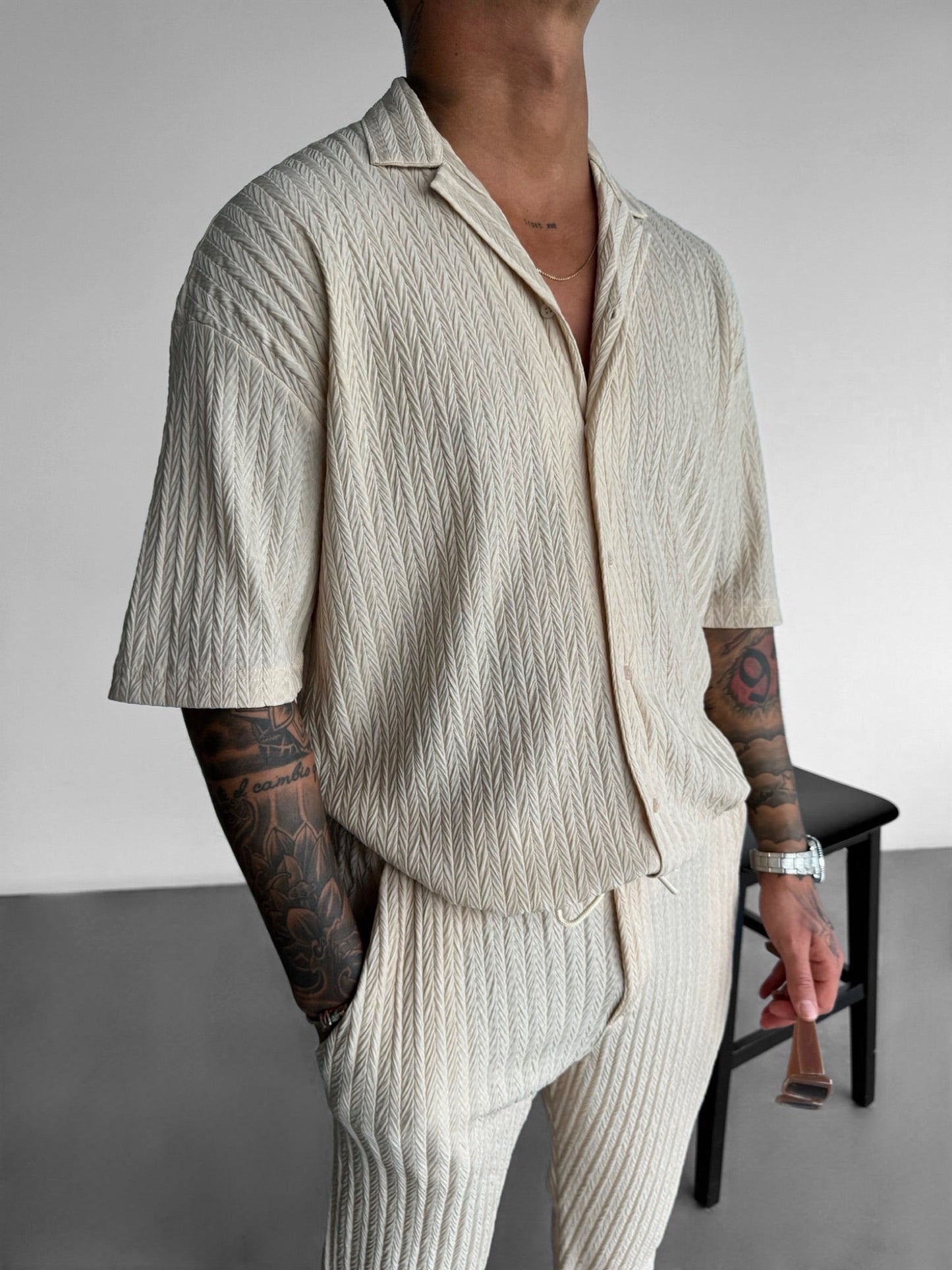 Fryderyk™ | Koszula Oversize Strukturalna