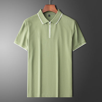 Ulryk™ | Bawełniana Jedwabna Koszulka Polo