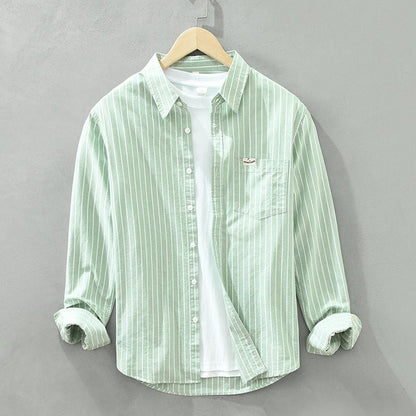 Hubert™ | Sweter w paski z lnu