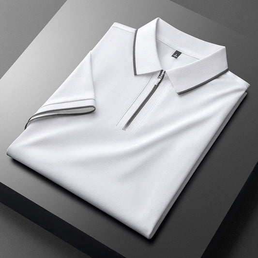 Ulryk™ | Bawełniana Jedwabna Koszulka Polo
