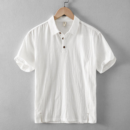Sylwester™ | Bawełniane Lniane Polo