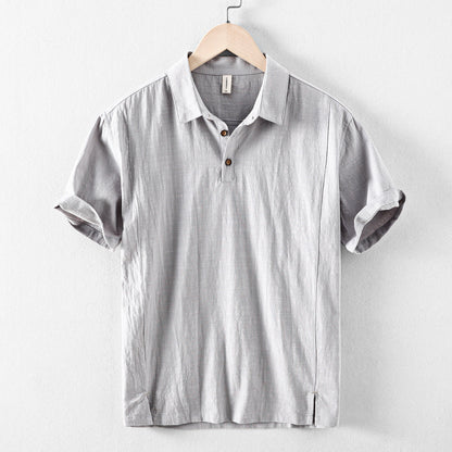 Sylwester™ | Bawełniane Lniane Polo
