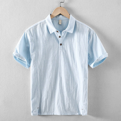 Sylwester™ | Bawełniane Lniane Polo